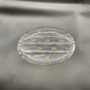 Glass Oval Serving Platter